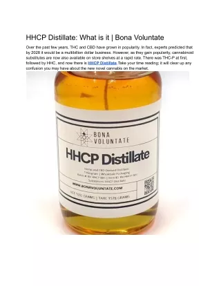 HHCP Distillate_ What is it _ Bona Voluntate