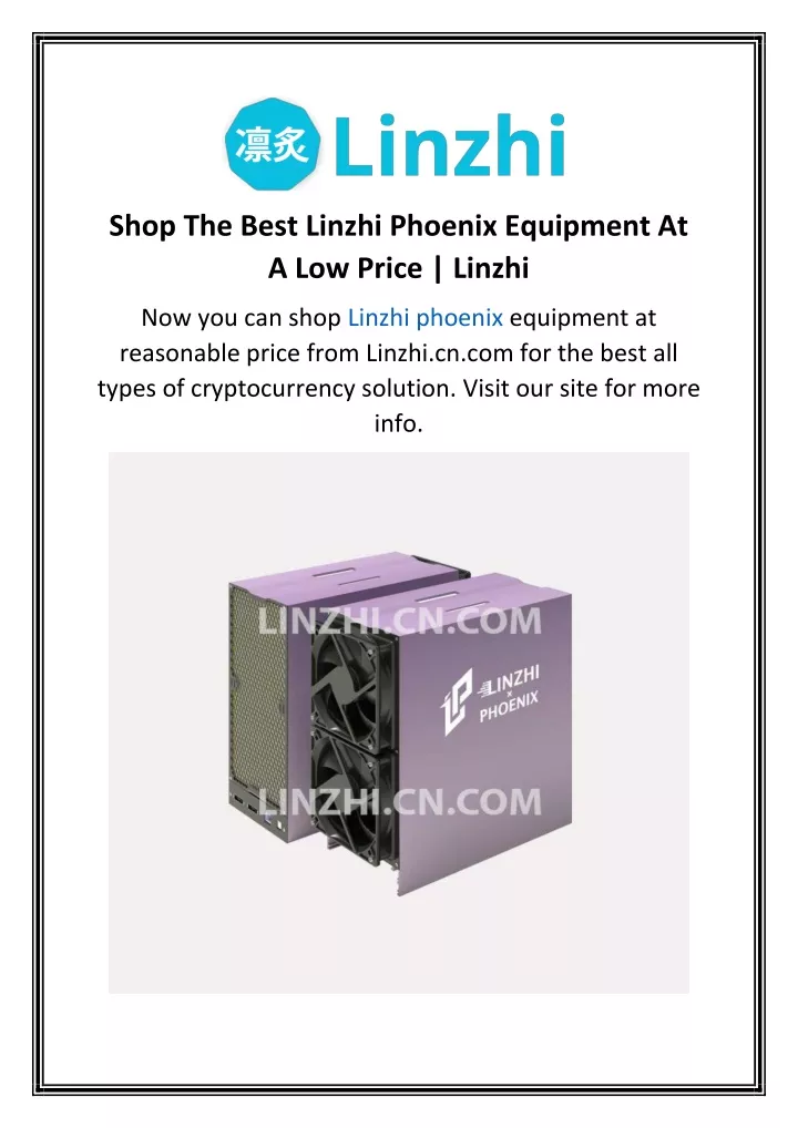 shop the best linzhi phoenix equipment