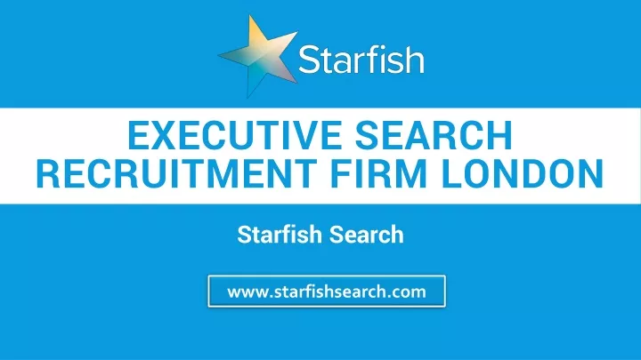 executive search recruitment firm london