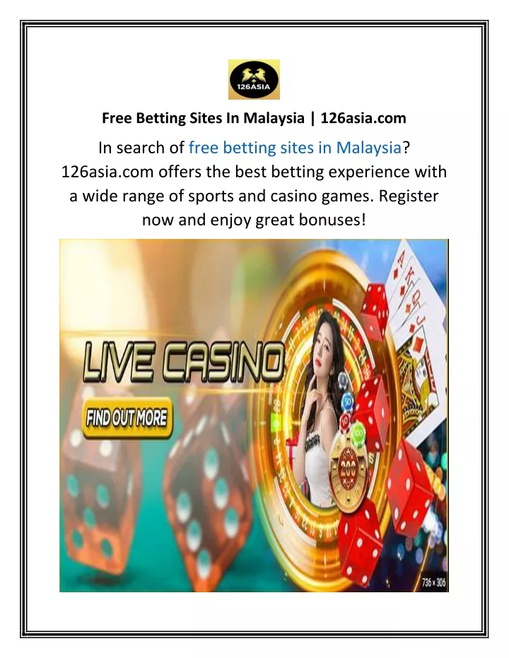 free betting sites in malaysia 126asia com