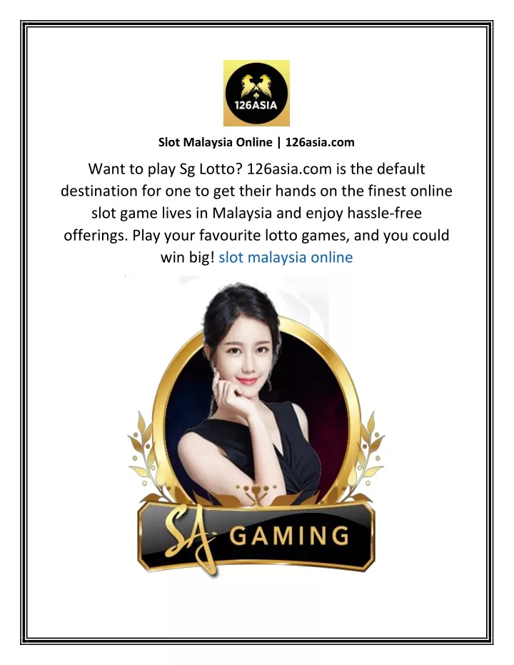 slot malaysia online 126asia com