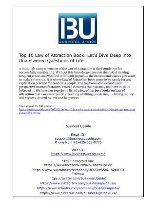 Top 10 Law of Attraction Book. Let’s Dive Deep into