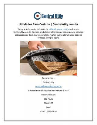 Utilidades Para Cozinha  Centralutily.com.br