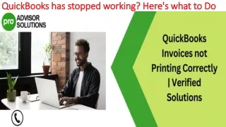 quickbooks has stopped working here s what to do