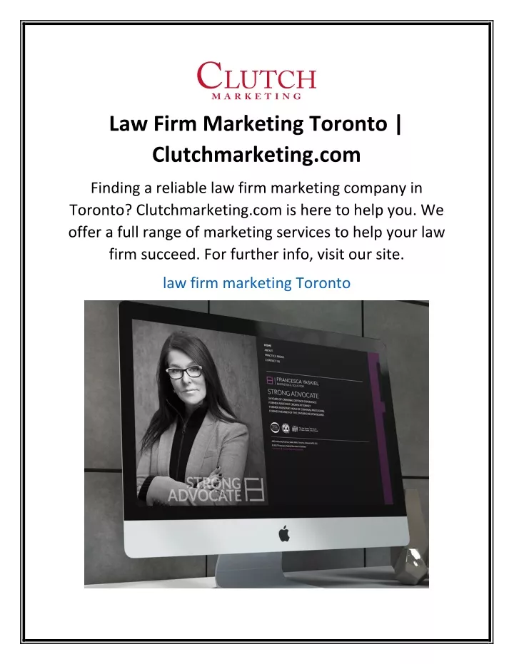 law firm marketing toronto clutchmarketing com