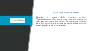 Vehicle Photo Retouching Services | Visualsclipping.com