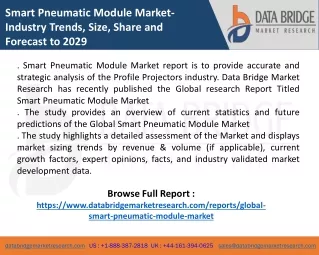 smart pneumatic module market industry trends