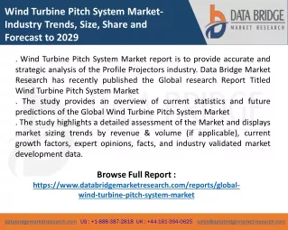 wind turbine pitch system market industry trends