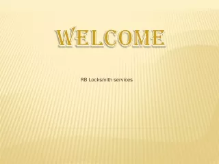 rb locksmith services