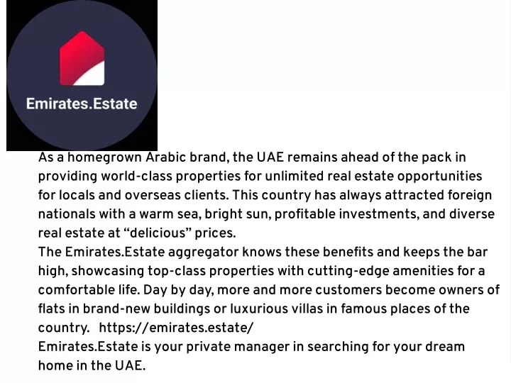 as a homegrown arabic brand the uae remains ahead