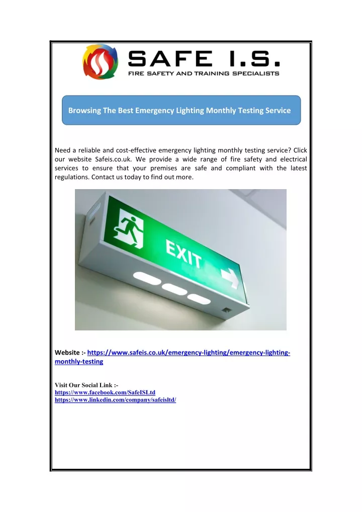 browsing the best emergency lighting monthly
