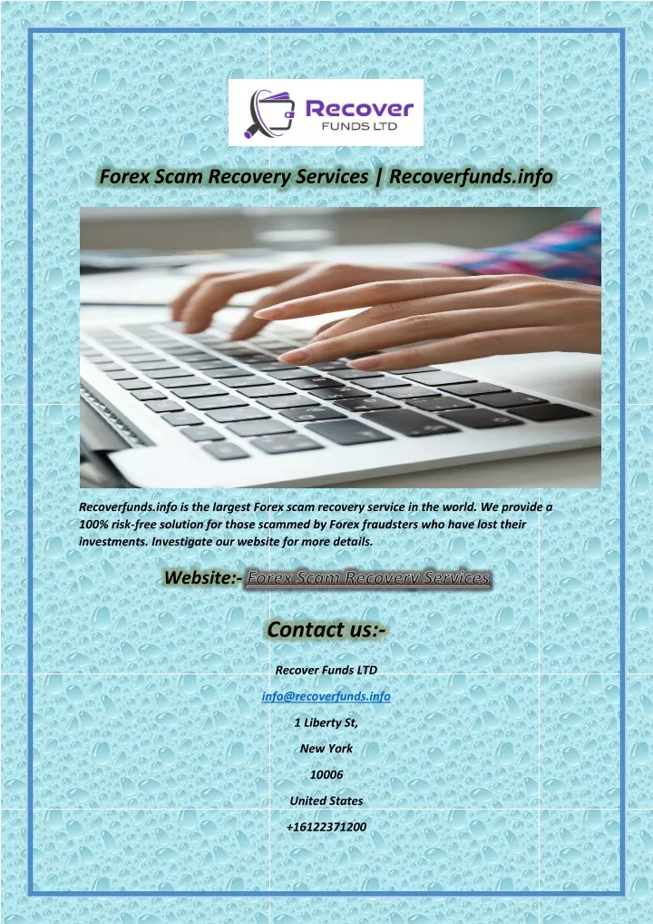 forex scam recovery services recoverfunds info