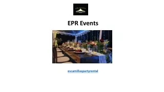 epr events escamillaspartyrental