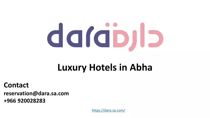 luxury hotels in abha