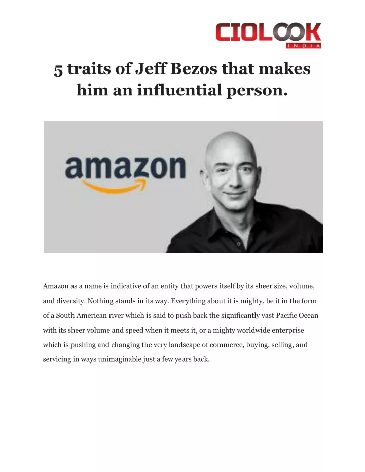 5 traits of jeff bezos that makes