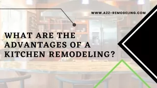 What Are the Advantages of a Kitchen Remodeling?