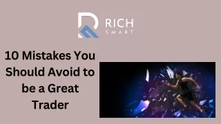 10 Mistakes You Should Avoid to be a Great Trader