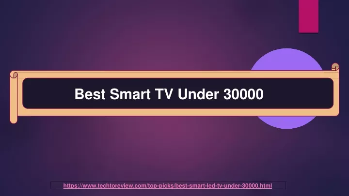 best smart tv under 30000