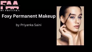 permanent make up by priyanka saini