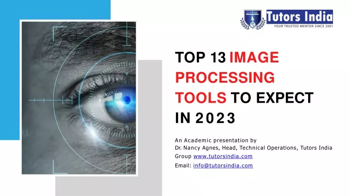 top 13 image processing tools to expect in 2023