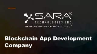 blockchain app development company