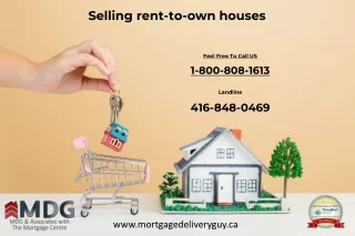 Selling rent-to-own houses - Mortgage Delivery Guy