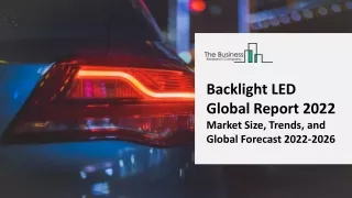 backlight led global report 2022 market size