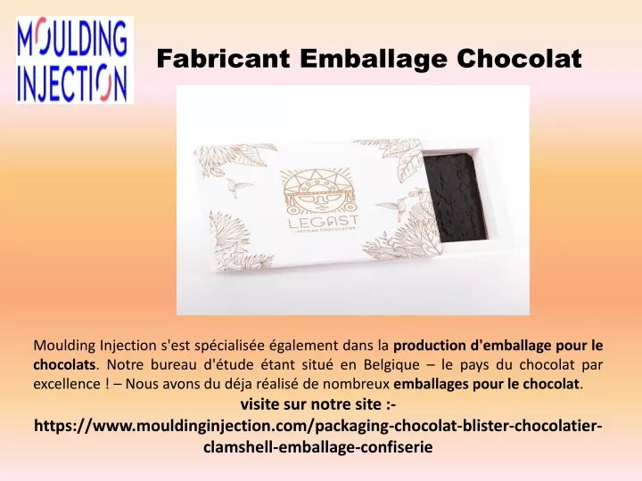 fabricant emballage chocolat