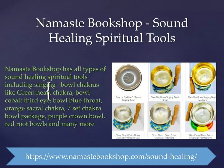 namaste bookshop sound healing spiritual tools
