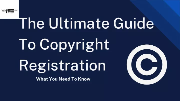the ultimate guide to copyright registration