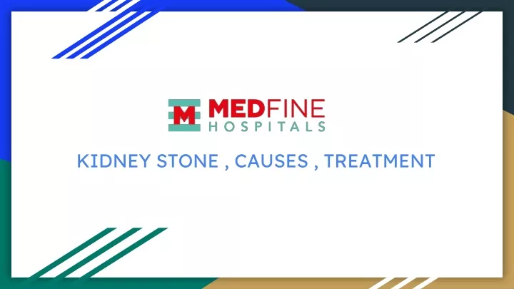 kidney stone causes treatment