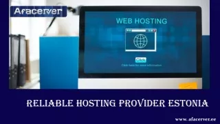 Reliable Hosting Provider Estonia