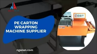pe carton wrapping machine supplier