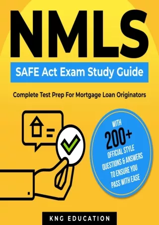 D!ownload [pdf] NMLS Safe Act Exam Study Guide - Complete Test Prep for Mor