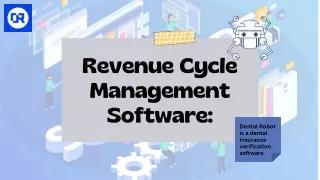 Get The Best Revenue Cycle Management Software - DentalRobot