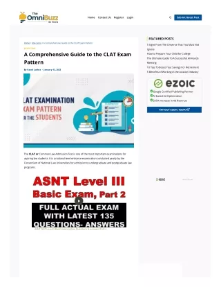 CLAT Exam Pattern: A Comprehensive Guide for Students- PW