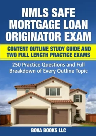 D!ownload  book (pdF) NMLS SAFE Mortgage Loan Originator Exam Content Outli