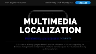 Multimedia Localization