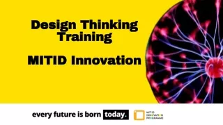 Design Thinking Training - MIT ID Innovation