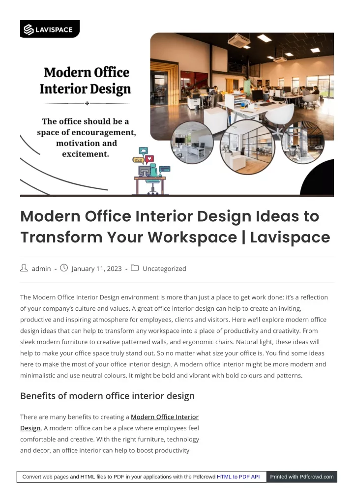 modern office interior design ideas to transform