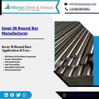 Round Bar | Nickel Alloys Round Bar | Duplex Steel Round Bar - Manan Steel and M