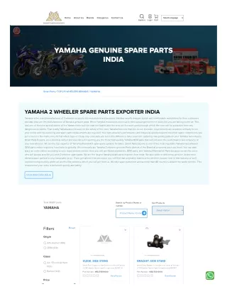 Yamaha Aftermarket Parts The 3 Benefits You Should Choose Us!