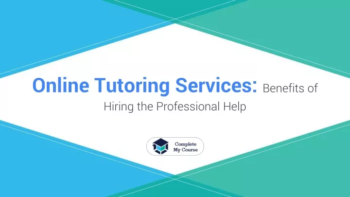 online tutoring services benefits of hiring