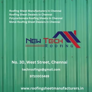 Roofing Sheet Manufacturers In Chennai