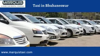 Taxi in Bhubaneswar