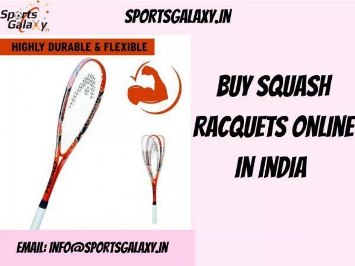 PPT Buy Squash Racquets Online in India PowerPoint Presentation, free