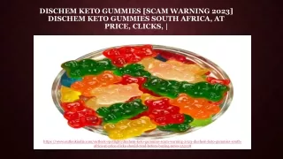 Dischem Keto Gummies [SCAM WARNING 2023]-1