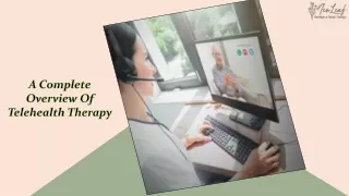 A Complete Overview Of Telehealth Therapy