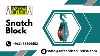 snatch block