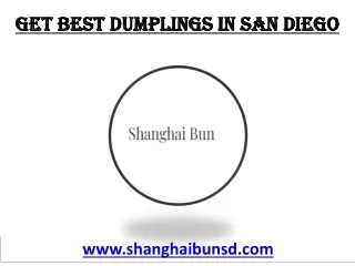 get best dumplings in san diego